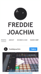 Mobile Screenshot of freddiejoachim.com